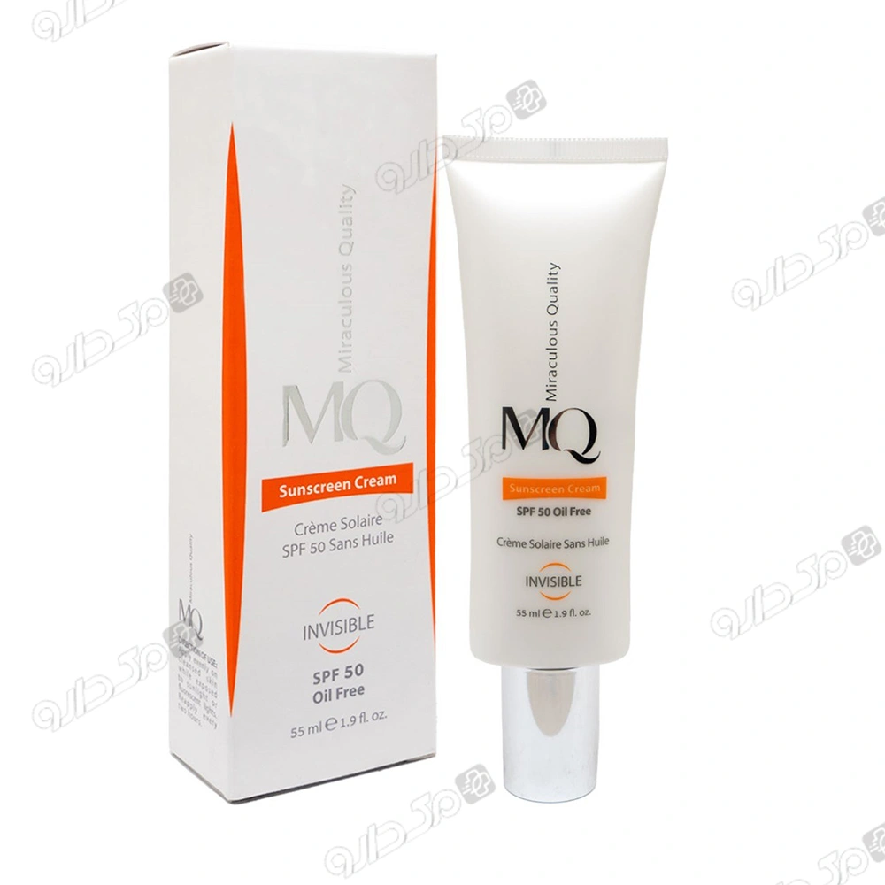 کرم ضد آفتاب فاقد چربی SPF50 بی رنگ ام کیو